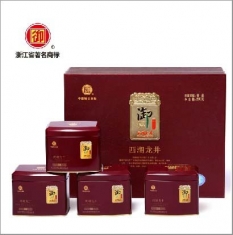 御牌龙井茶叶 西湖龙井茶礼盒装 明前特级绿茶 预售2015新茶春茶200克