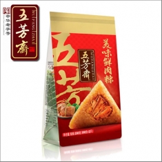 五芳斋【美味鲜肉粽】100g*2个/袋  粽子团购